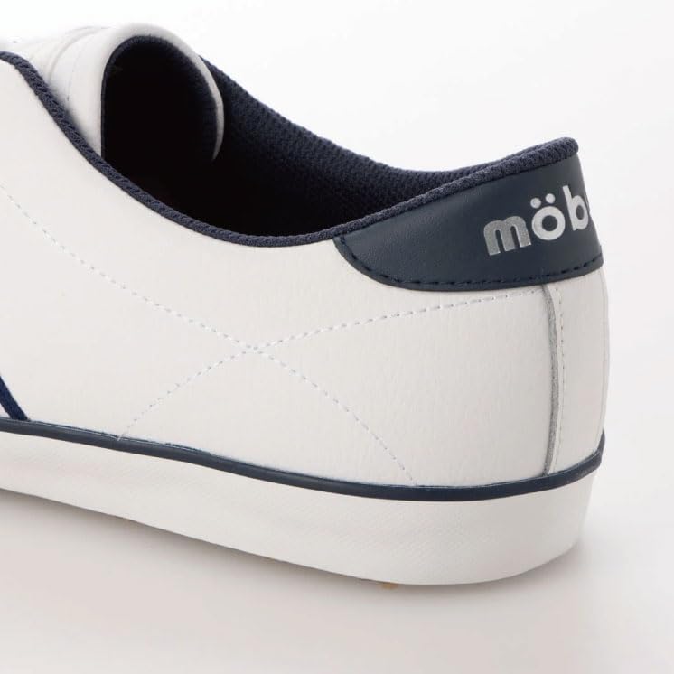 Maubus Men's Genuine Leather Casual Walking Shoes, Current Model MELNIK (White/France, Measurement 25 Points, 0 Centimeters)