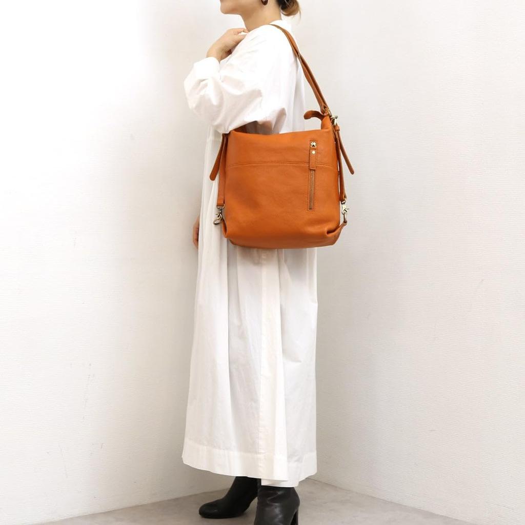 Atlanta Women's Medium 2-Way Leather Backpack, Size 32-00-00002