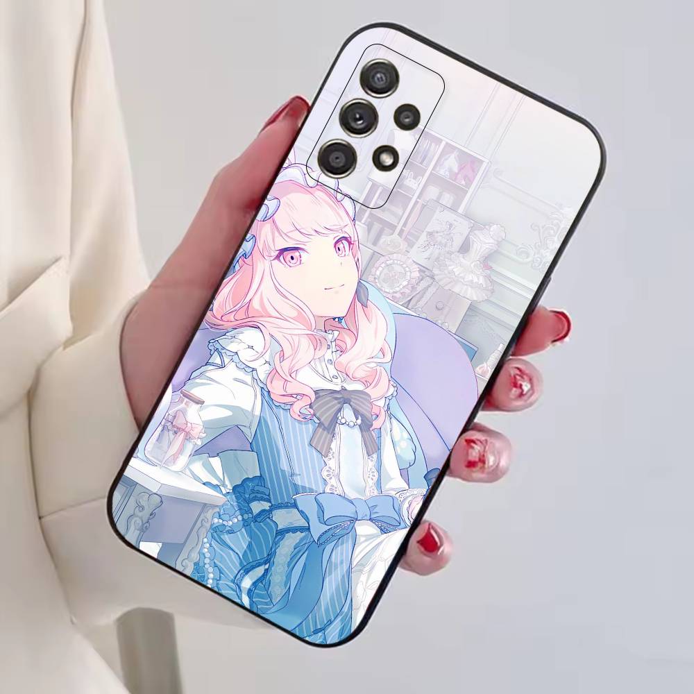 Project SEKAI Game Akiyama M-Mizuki Phone Case Black Silicone Soft For Samsung S25,S24,S21,S22,S23,S30,Ultra,S20,Plus,Fe,Lite
