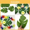 Premium Polyester Leaves For Elegant Hawaiian Luau And Moana Themed Party Table Decor