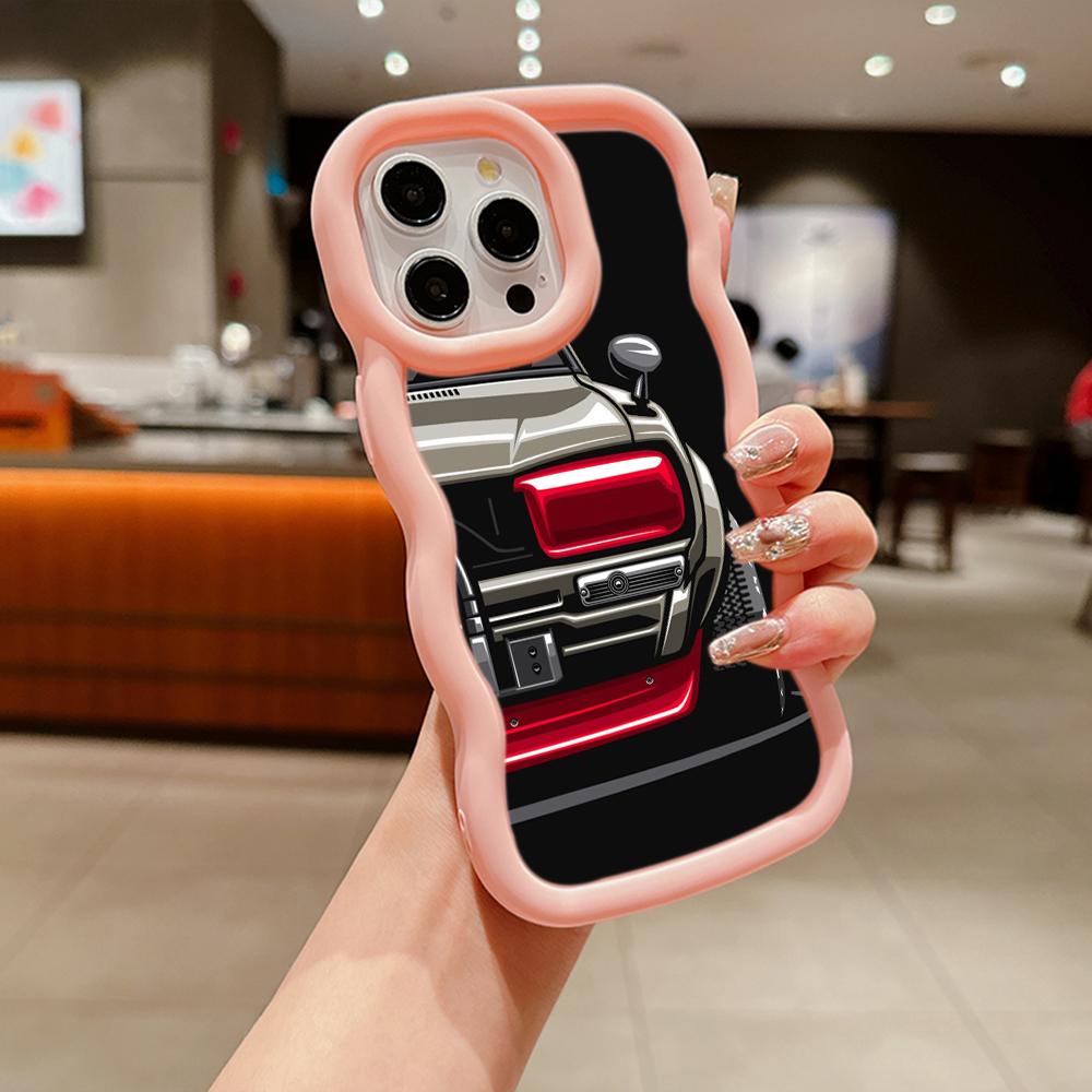 

Ae78 модный автомобильный узор дизайн художественные защитные чехлы для телефонов Samsung S23 S24 Ultra A15 A55 A14 A13 A25 A54 A51 A04s S20 FE большая волна TPU задняя крышка Samsung S24 5G