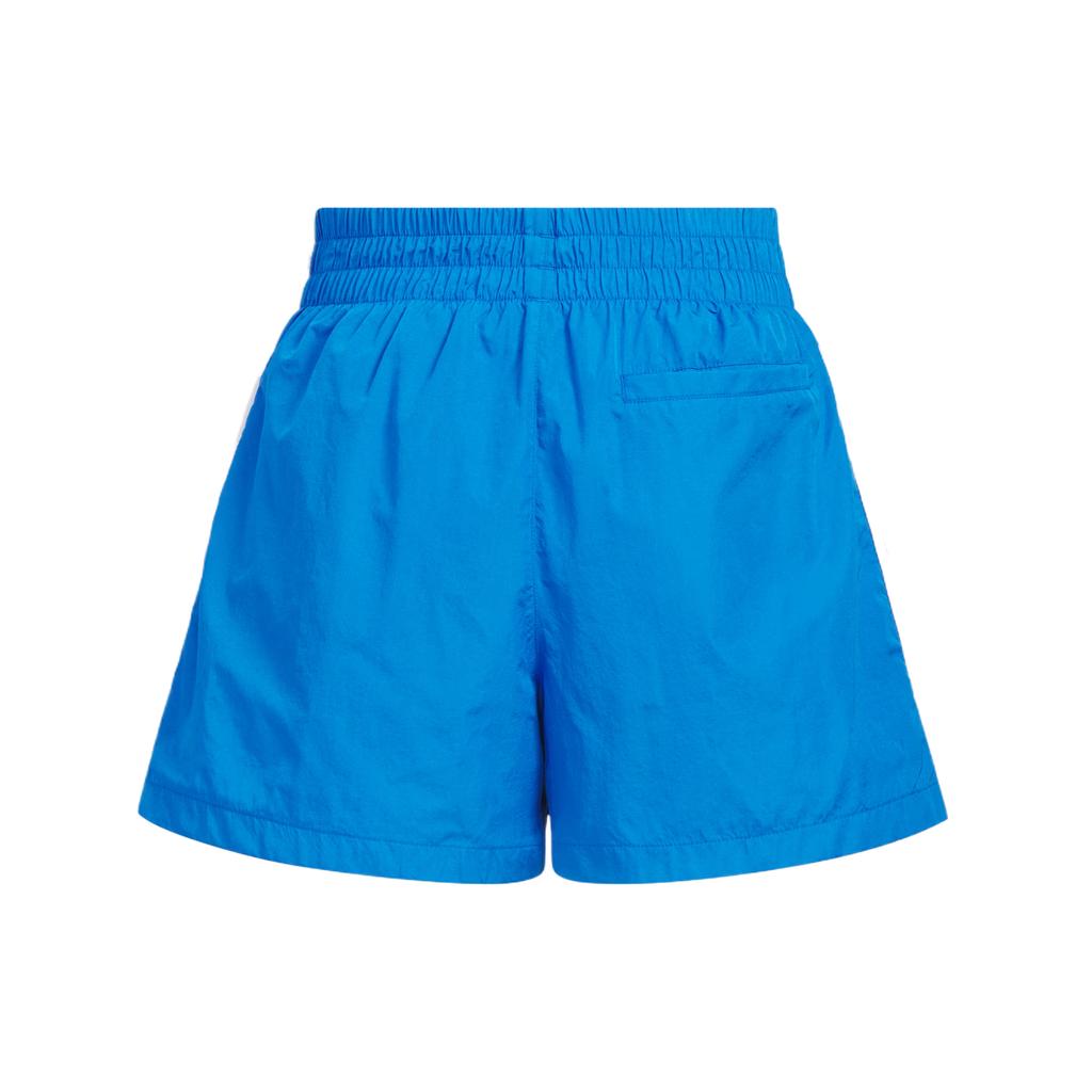 Adidas Originals 3-Stripes Woven Shorts Comfortable Versatile Fashionable Soft Sports Shorts Women Shorts Bird-Feather-Blue KF0320