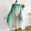 Travel Vacation Photo Summer New Chinese Sunscreen Shawl Women Thin Temperament Cape Cape Gradual Change Women