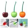 Toilet Bowl Brush Cherries Shape Ergonomic Design Safe Material Effective Cleaning