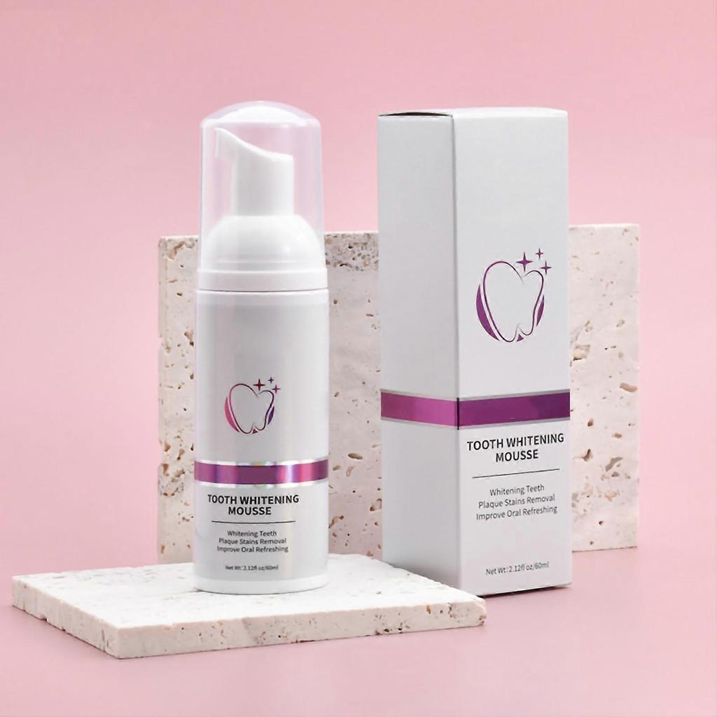 Toothpaste Whitening Foam Cleaning Reduce Tartar Stains Portable Mousse Toothpaste