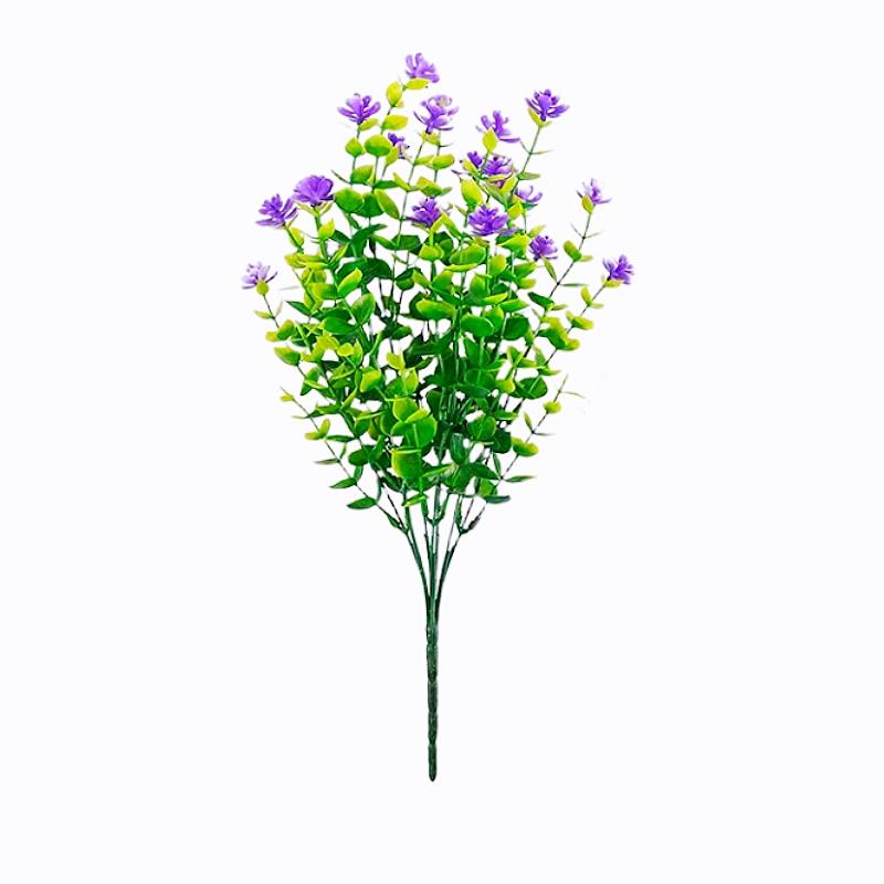 9/10/12 Piece Outdoor Artificial Flower Set - Suitable for Garden, Living Room, Balcony, Lawn, Porch, Window, or Courtyard Decor