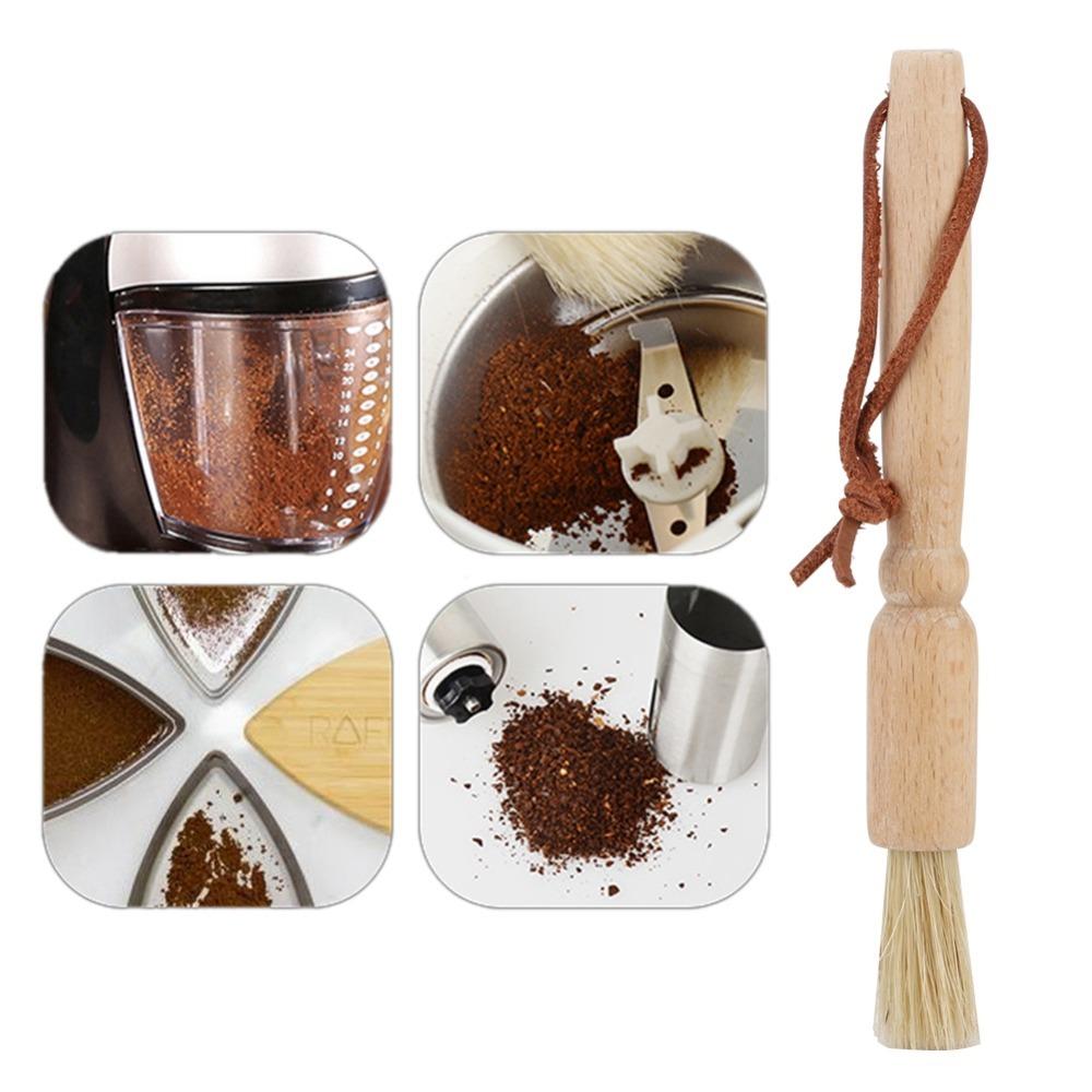 Non-Slip Handle Coffee Grinder Brush Coffee Cleaning Brush Coffee Grinder Maintenance