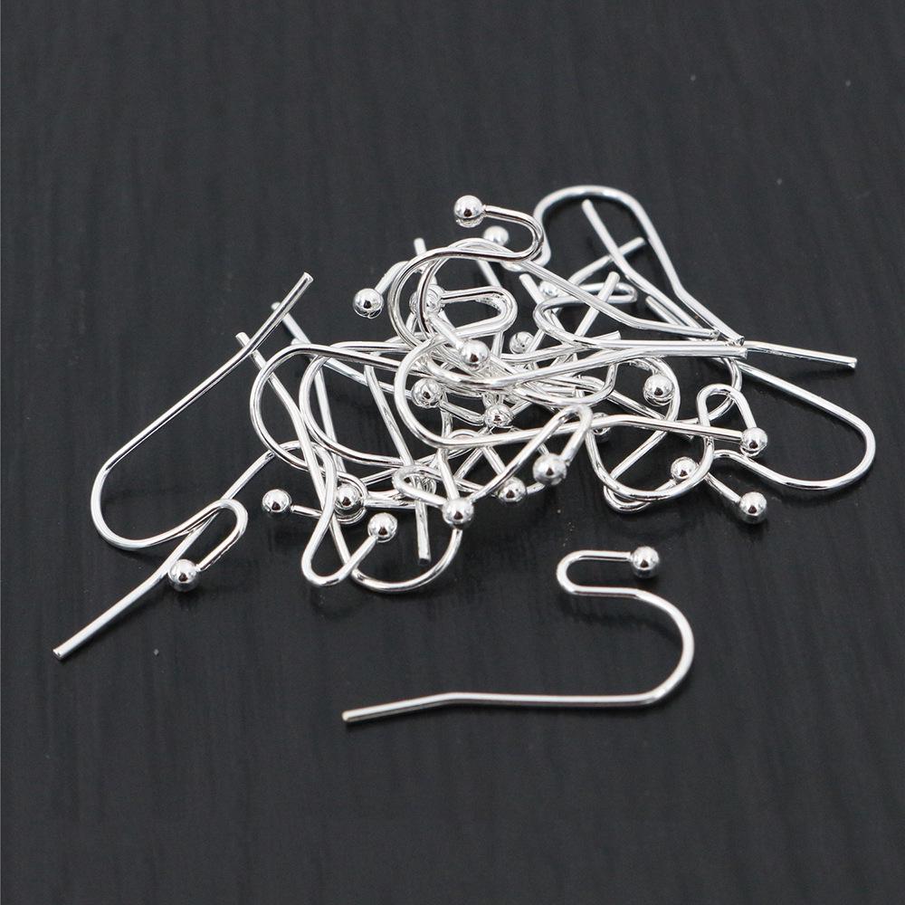100 Stück S-förmige Kupferbeschichtete Ohrhaken, 21x16mm, DIY Ohrring-Herstellungszubehör, 20g