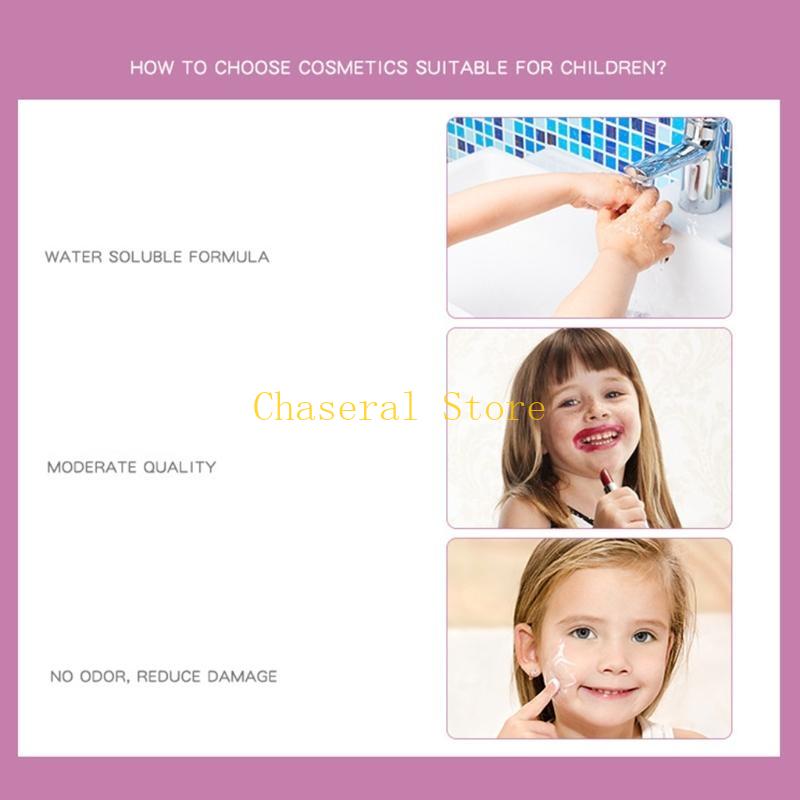 E7Ce Princess Jewelry Box Girl For Play House Jewelry Box Tie For Head Hairpin Toy Girl Dressing Up Make-Up Toy Suitcase