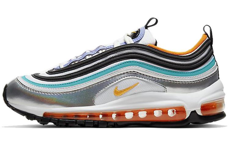 

Nike Air Max 97 Dtn Bg Metallic Silver Orange Gs CW0989-001 38.5