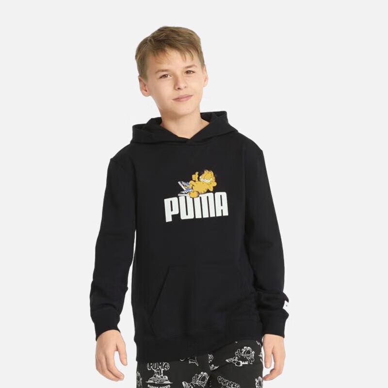 Puma Kids  Unisex Casual Pullover Hoodie XS