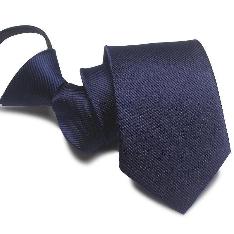 Mens Business Polyester Tie With Arrow Design And Zipper Closure For Office