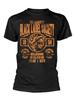 Black Label Society T-shirt Design Teschio Hell Riding per Moto 100% Cotone Girocollo Manica Corta Estiva Casual da Uomo