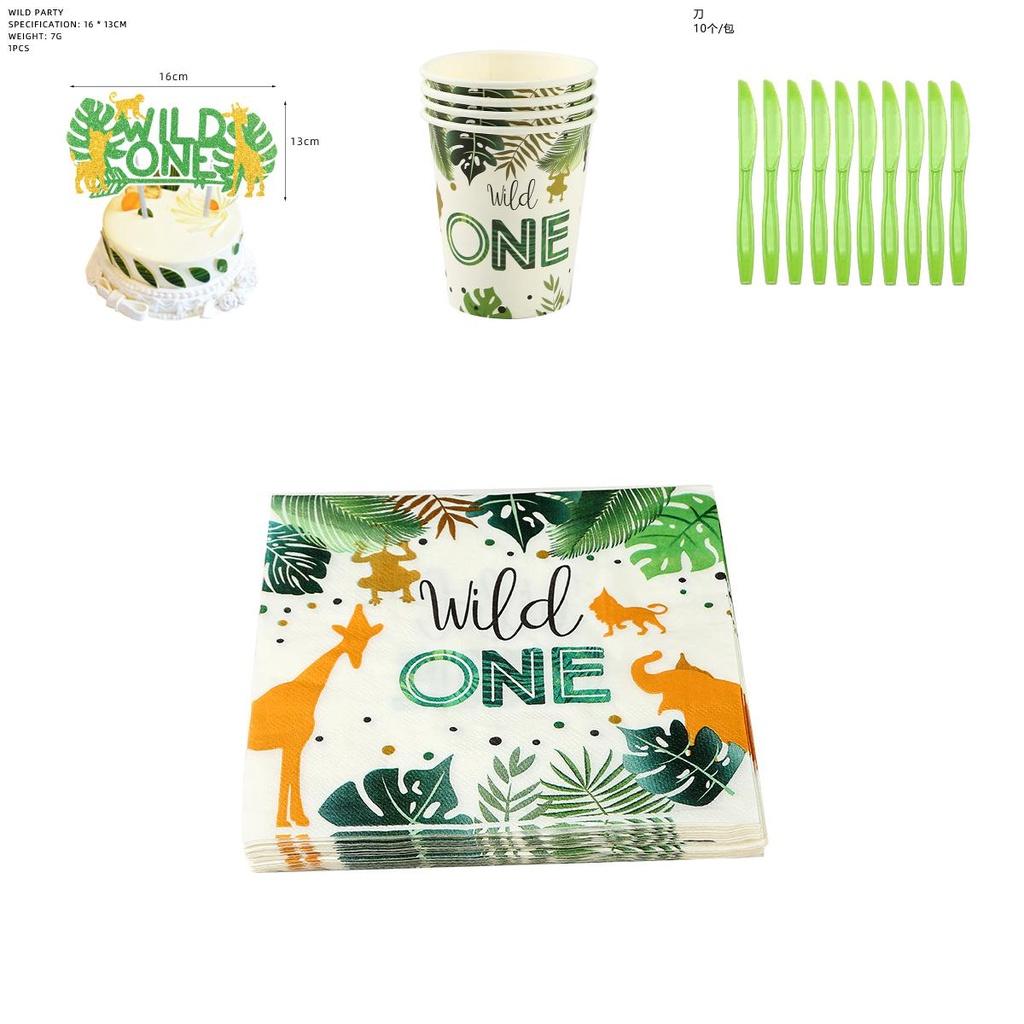 Set The Perfect Party Atmosphere With Forest Animal Wild One Party Supplies
