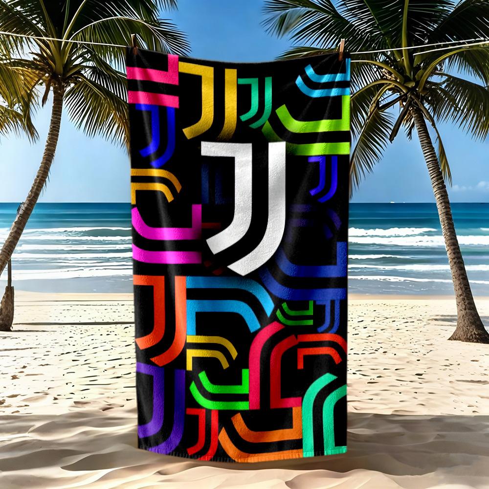Juventus Beach Towel Super Soft Microfiber Quickdry Fabric Comfortable Lightweight