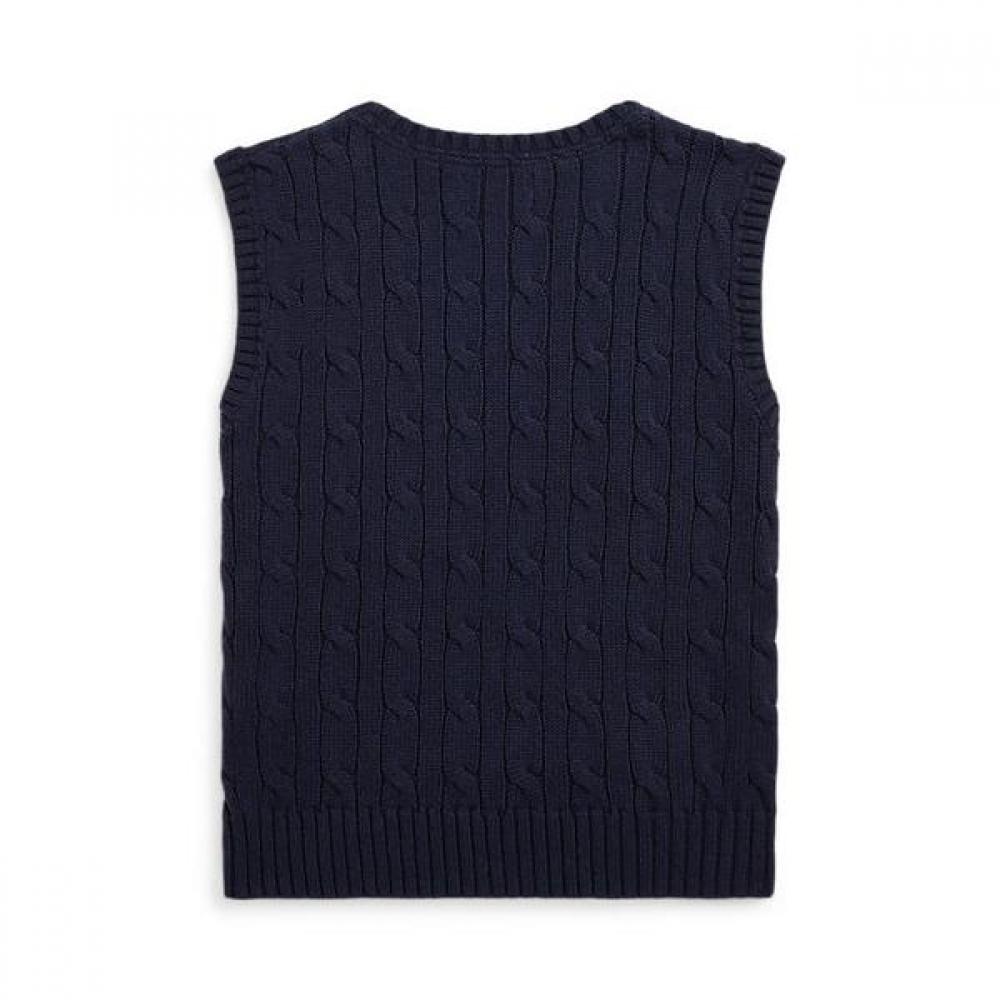 Polo KidS Boy S Cable Knit Cotton Sweater veSt 2 7  cwpoSweb6820534410 