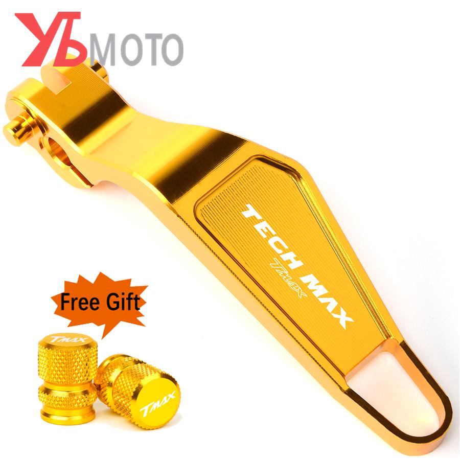 LOGO Tech Max TMAX Motocyklová hliníková páka ruční brzdy pro Yamaha TMAX 560 TMAX560 2022 2023
