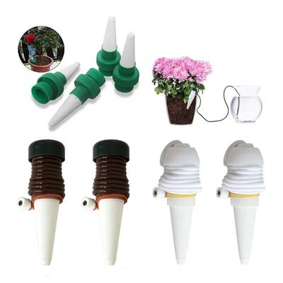 4Pcs Ceramic Self Watering Spikes Automatic Plant Drip Irrigation Water Stake for Garden Vegetable System Tools.
