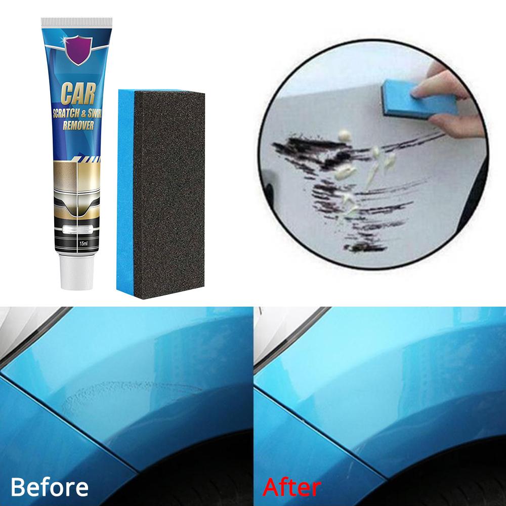 Cura della vernice per graffi per auto Strumenti per la pulizia dell'auto Rimozione dei graffi Rimozione di vortici per auto Cera lucidante per riparazione Prodotto per auto Rivestimento per riparazione della vernice