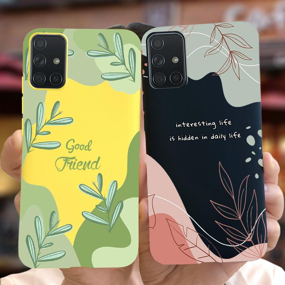 For Samsung Galaxy A31 A41 A51 A71 Case Cute Art Painted Back Cover Soft TPU Phone Case For Samsung A315 A415 A515 A715 F Bumper