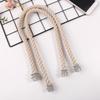 Rope Handle Replacements with Canvas Insert for Handbags Beach Bag Tote Canvas Handbag Purse Handles Replacement Straps
