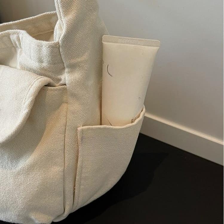Gewaschene Canvas-Umhängetasche Damen-Achseltasche