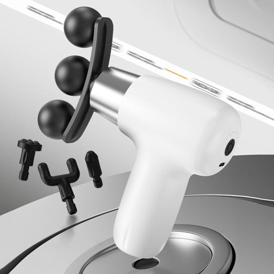 Mini Percussion Massager Portable Deep Tissue Massager 6 Speeds & 9 Attachments Silent Operation Massage Tool for Muscle Relief