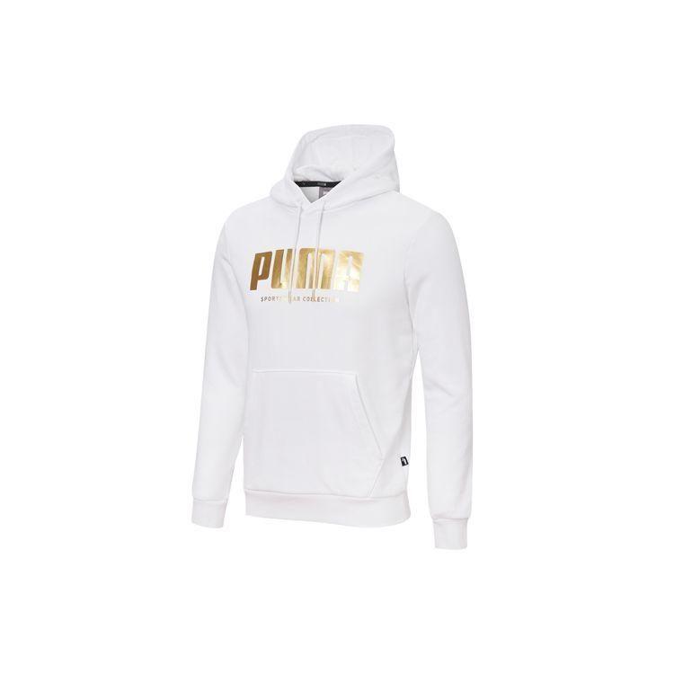 Puma Sweatshirts Men's White Hooded Moderate Other 586351-02