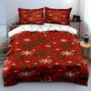 Festive snowflake harmony Bedding sets Duvet cover sets Duvet covers Pillowcases(1*Duvet Cover 2*Pillowcases without duvet insert)