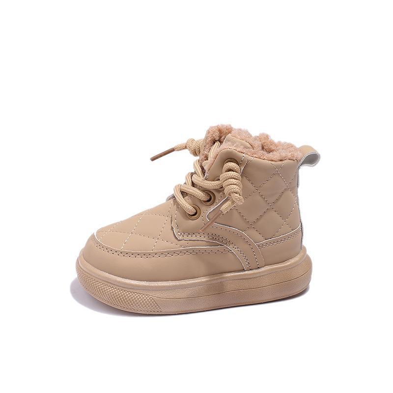 

Детские ботинки Мартин 25 Зимние Новые Флисовые Теплые Хлопковые Туфли Детские Снежные Ботинки Мальчики и Девочки Кожаные Ботинки Модные Короткие Ботинки 21-25 yards, 5 pairs in one hand хаки