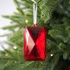 Square Christmas Hanging Decoration Multicolor Xmas Tree Ornament  Party Supplies