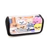 Cute Cartoon Animal Multi-Layer Pencil Case - Large Capacity, Portable Stationery Box for Students