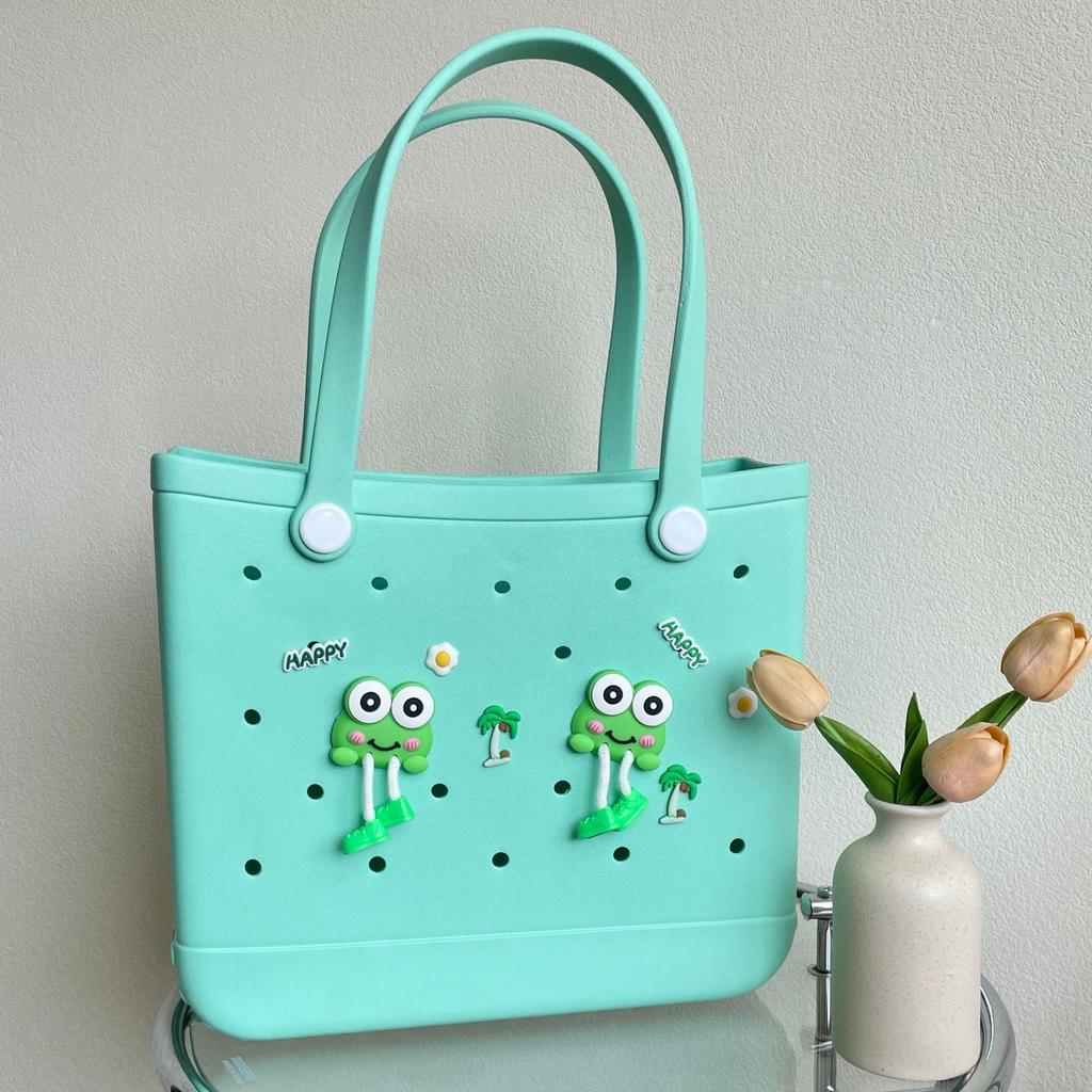 EVA Beach & Shopping Bag: Women's Handheld, Pet-Friendly Storage, Hole Design, Large Capacity (2025 Model)