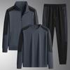 Men's Tencel Cardigan Jacket & Pants Set - Casual Spring/Autumn Fashion Sportswear
