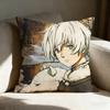 Pillow Case Linen Pillow Covers Cover For Couch Living Room Bench Patio Floor Linen Home Decor To YYour EEternity Anime