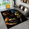 Classic F-FNAF Horror Game Freddy Carpet Rug for Playroom Bedroom Living Room Sofa Home Decor,kid Area Rug Non-slip Floor Mat
