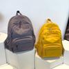 Schoolbag Backpack New Nylon Bag Urban Simple Large Capacity Student Schoolbag Lightweight Travel Backpack Ultra Light