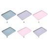 Plateau rectangulaire en plastique multifonctionnel pour diverses utilisations Plateau à thé rectangulaire en plastique Plateaux de cuisine