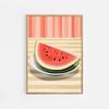 Minimalist Modern Abstract Fruit Wall Art Print Orange Peaches Strawberry Watermelon Tomato Lemon Fig Canvas Poster Home Decor