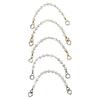 Bag Strap Extender Short Imitation Pearl Purse Chain Strap Replacement for Shoulder Crossbody Bag