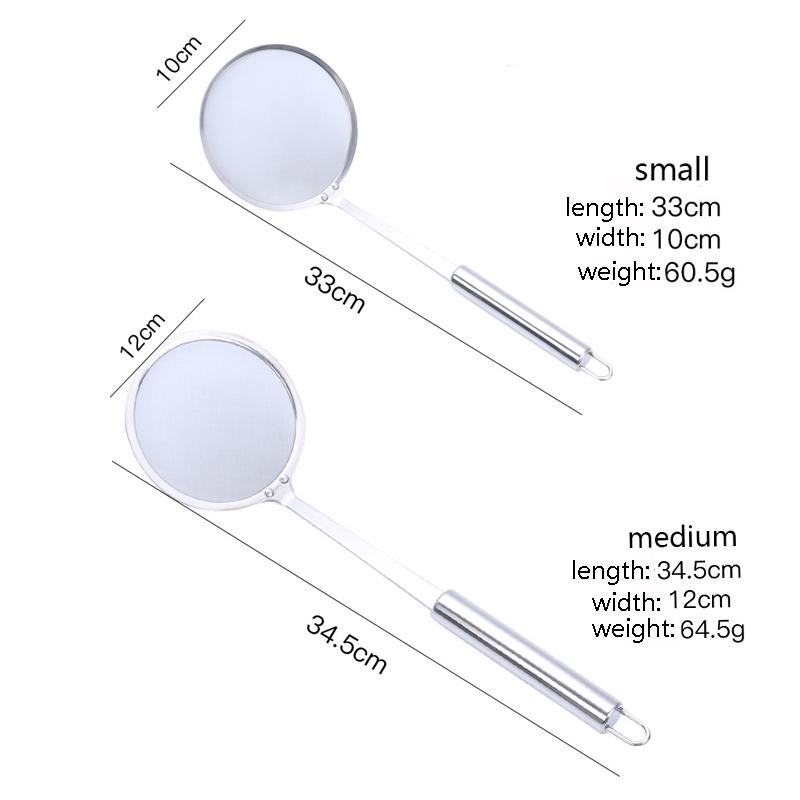 304 Stainless Steel Oil Separator Hot Pot Soup Oil Floating Foam Separation Spoon Screen Kitchen Tools Flour Sieve Separator