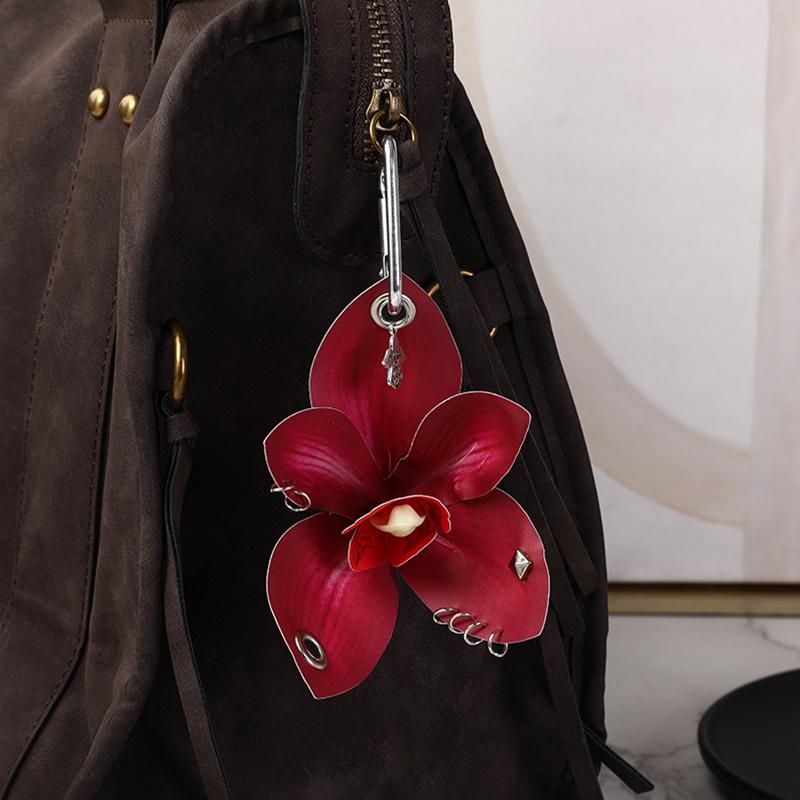 Women Girls Handicrafts Chic Alloy Flower Art Artificial Flower Decorative Simulated Orchid Gift 5 Colors