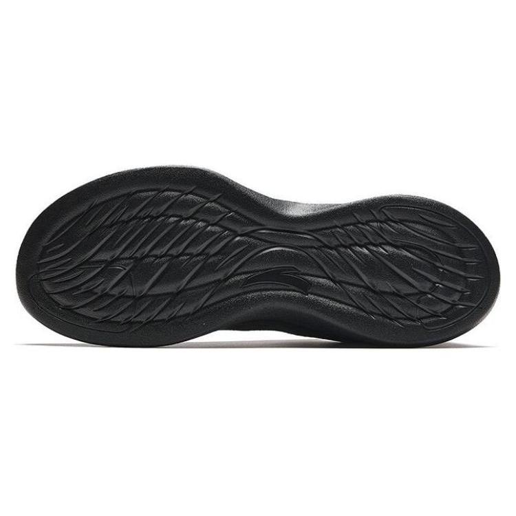 New Anta Abrasion Resistant Low Top Running Shoes Men's Black 912335502-5