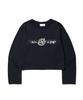 1993STUDIO Pop Crop Long Sleeve_Navy