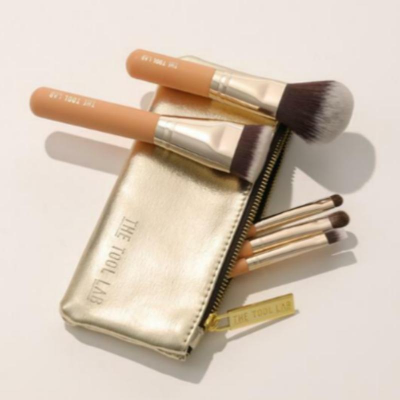 TheTOOLLAB Mini Makeup Brush Set (Travel Essential)