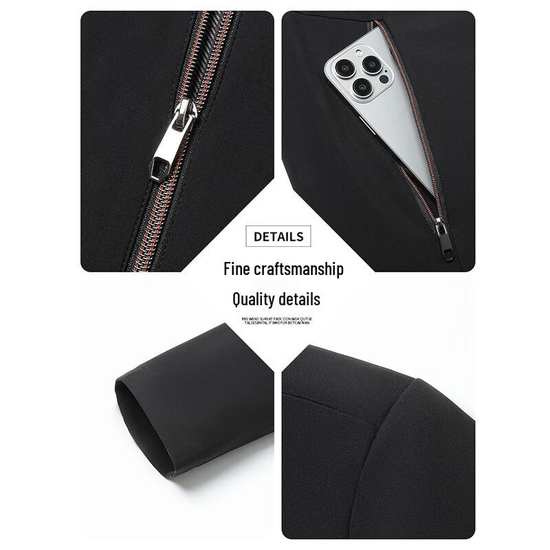 ROMON Men's Business Lapel Executive Jacket