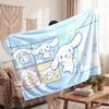 Warm Flannel BlanketCinnamoroll Soft Cozy Throw Blanket for Bedroom Couch