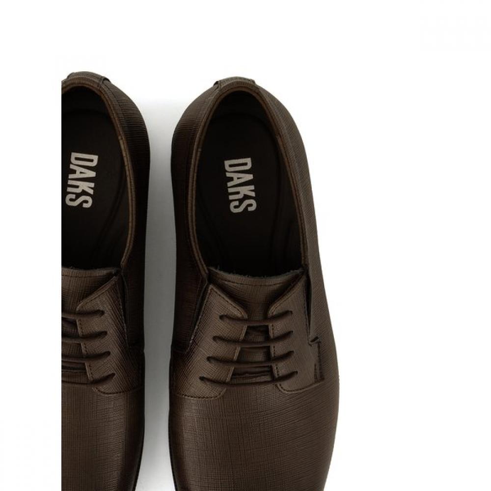 Daks Men S Comfort Gift No.1 Saffiano dreSS ShoeS Dmx279 Ke20  Brown 