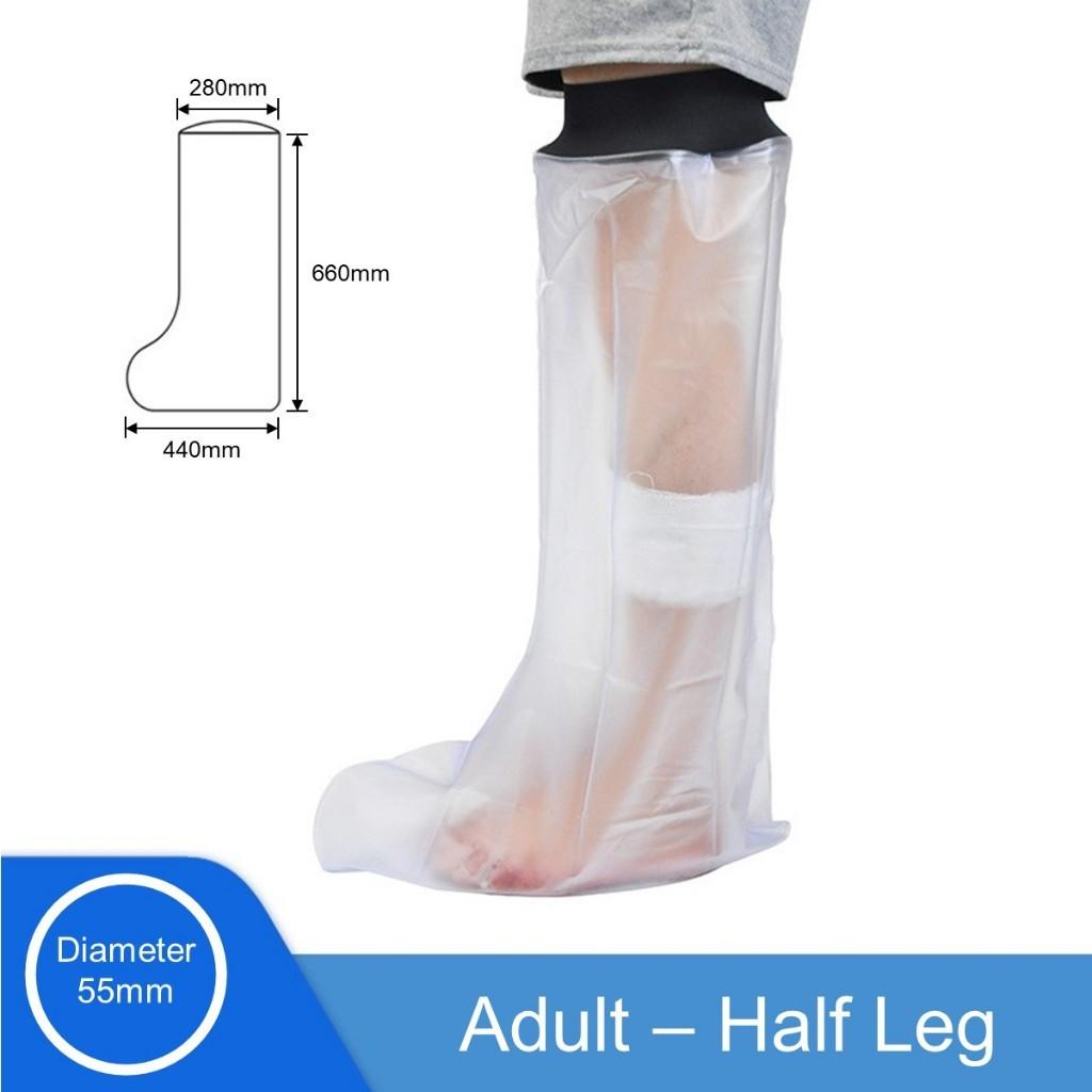 Vodotěsný chránič na sprchu Ochrana sprchy Recyklovatelný Kryt na sádru na nohu/nohu/ruku/paži do sprchy