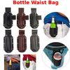 Holster de Ceinture en Cuir PU pour Bouteille de Bière Sac de Ceinture Portatif pour Bière Housse de Protection pour Bouteille de Boisson d'Extérieur Style Suspendu à la Taille Sac de Ceinture pour Bière